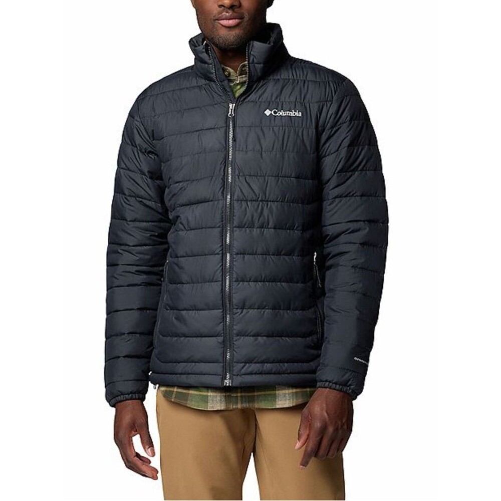 Columbia Powder Lite II Jacket NEW Charcoal Black Mens XXL Omni Heat Active Fit